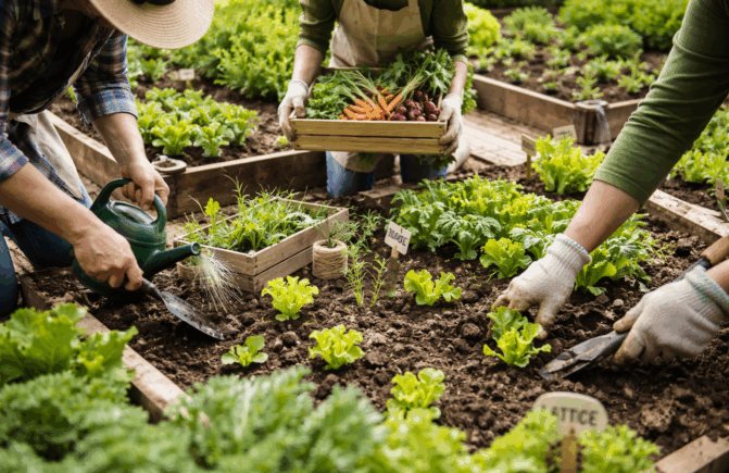 TALLER DE HORTALIZAS