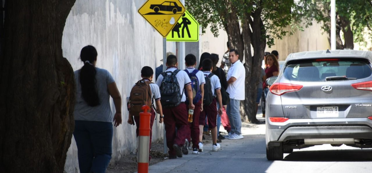 Ensayan nueva movilidad con escuelas del Casco San Pedro