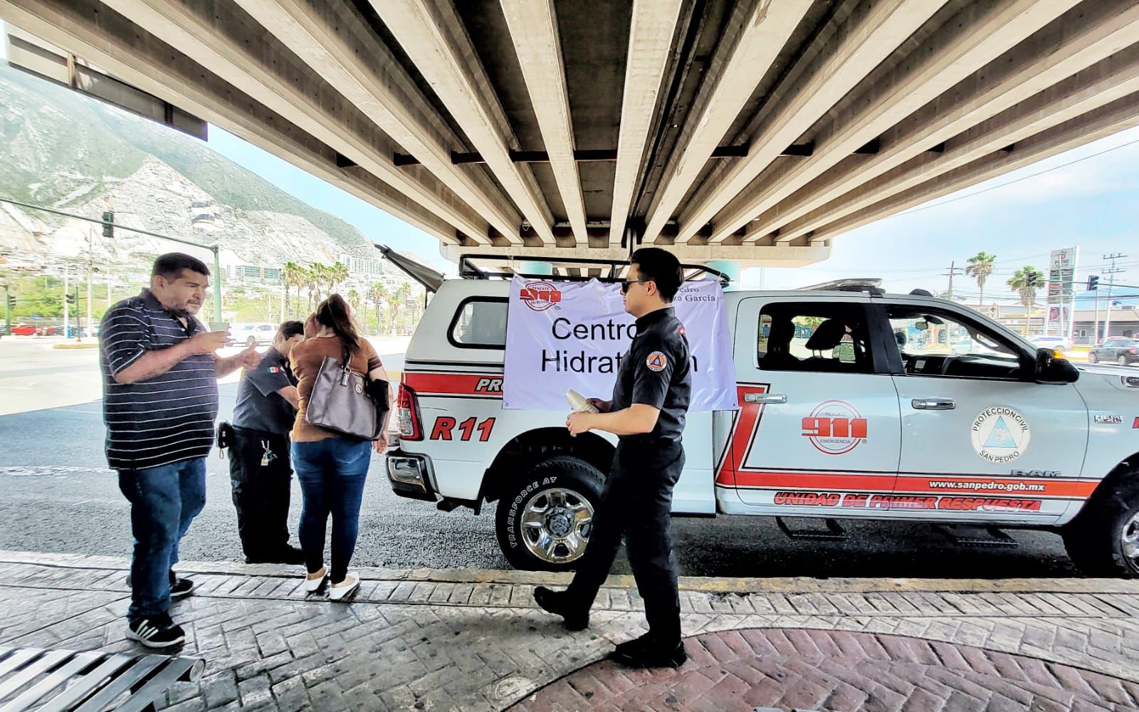 Apoya San Pedro a ciudadanos ante ola de calor