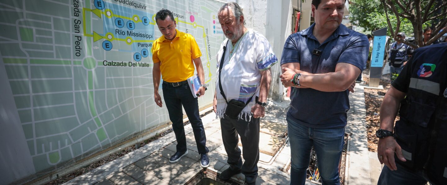 Denunciará San Pedro vía penal las fallas en registros soterrados del Centrito Valle, Vasconcelos y Calzadas