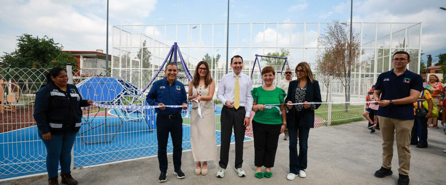Entrega San Pedro remodelación de la Cancha Tampiquito