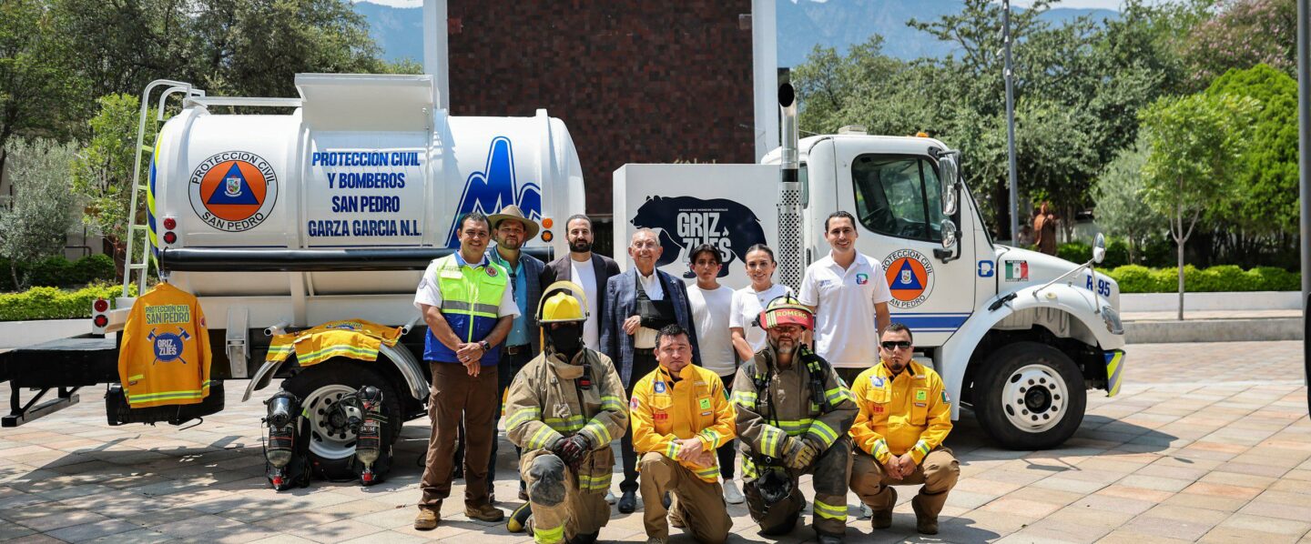 Refuerzan a Protección Civil de San Pedro con camión cisterna para atender incendios