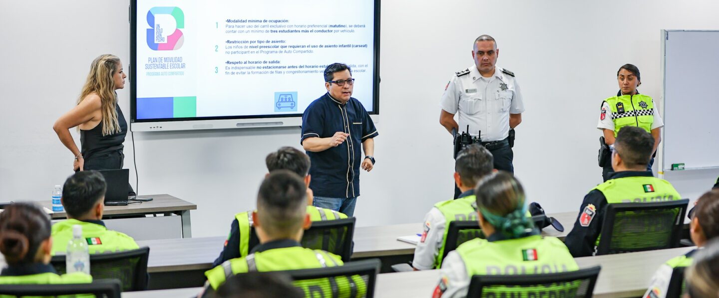 Capacita San Pedro a Agentes Viales sobre carpool y transporte escolar ...