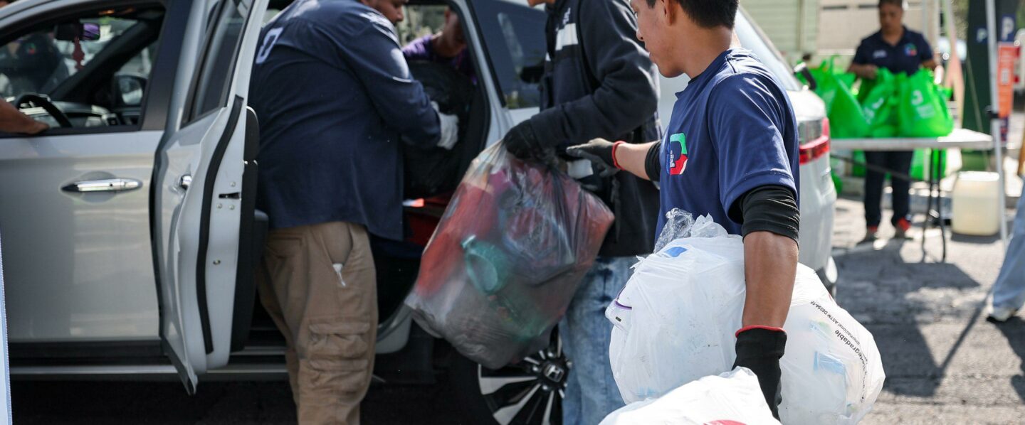 Realizan con éxito tercera edición del “San Pedro Recicla” drive thru