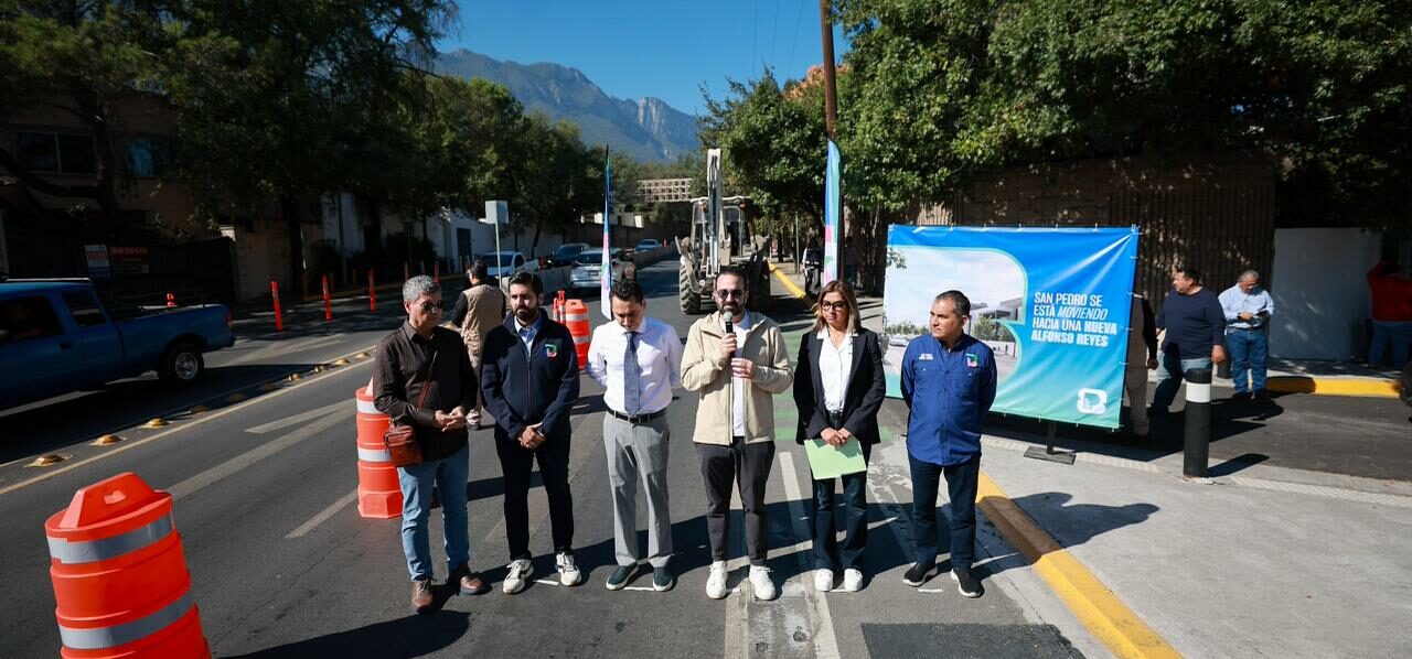 Inicia San Pedro la regeneración de la avenida Alfonso Reyes