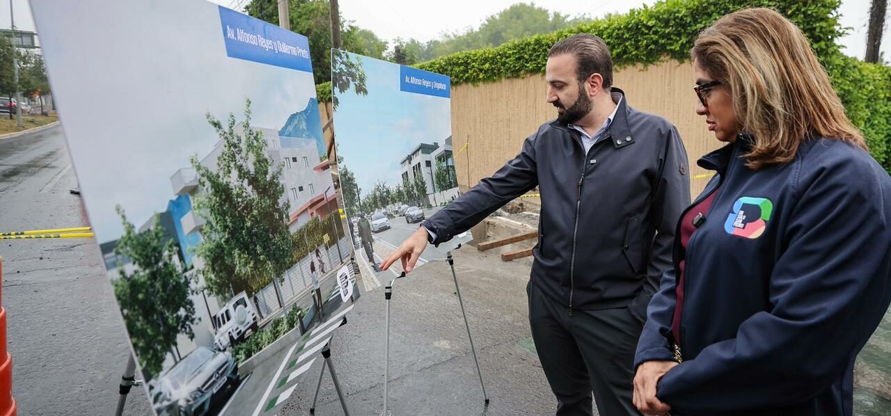 Supervisa Mauricio Farah avances de la obra de regeneración de la avenida Alfonso Reyes
