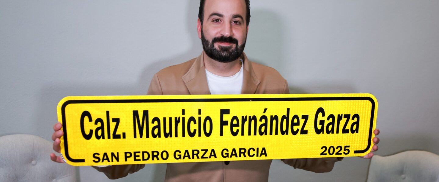 Oficializan la Calzada Mauricio Fernández Garza