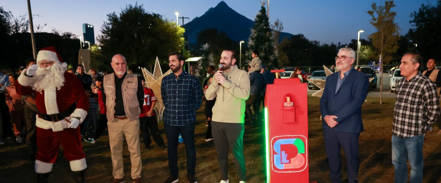 Enciende San Pedro la Navidad en el Parque El Capitán