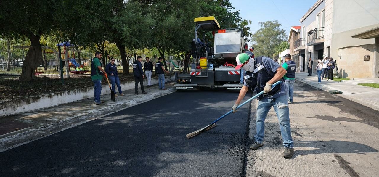 Entrega San Pedro 118 “calles de primera” con programa de mantenimiento de pavimentos