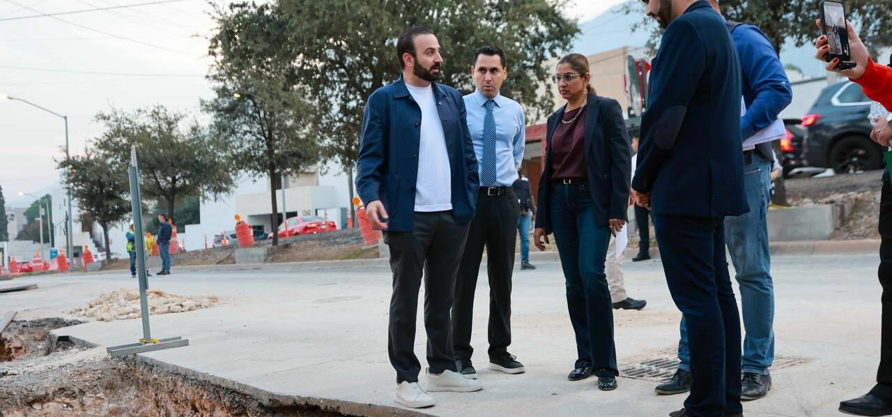 Reporta San Pedro avance de 23% en regeneración de la avenida Alfonso Reyes