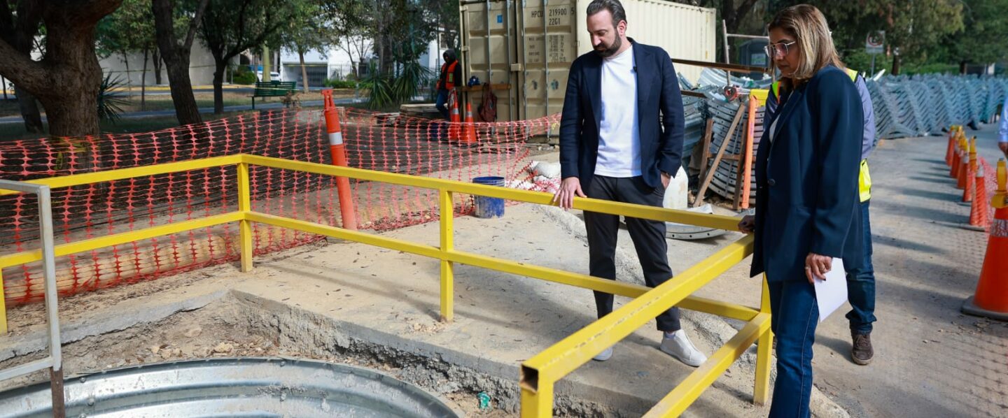 Registra 30% de avance obras pluviales de la interconexión Lázaro Cárdenas – Gómez Morín – Morones Prieto