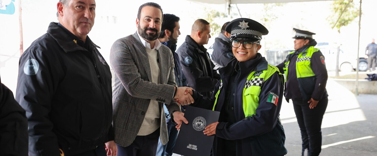 Reconoce San Pedro labor de sus policías