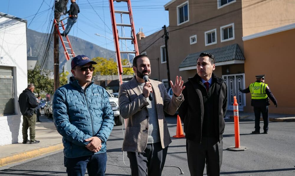 Retira San Pedro 200 kilómetros de cableado aéreo en desuso 