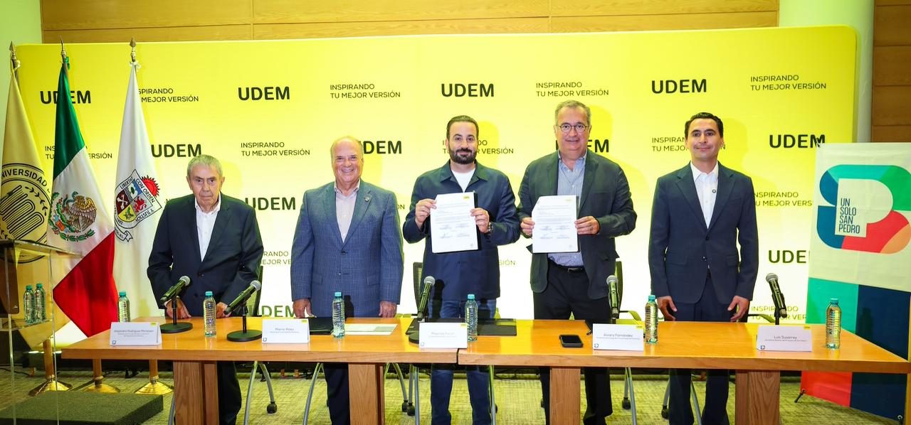 Impulsa San Pedro profesionalización del servicio público con convenio educativo con la UDEM